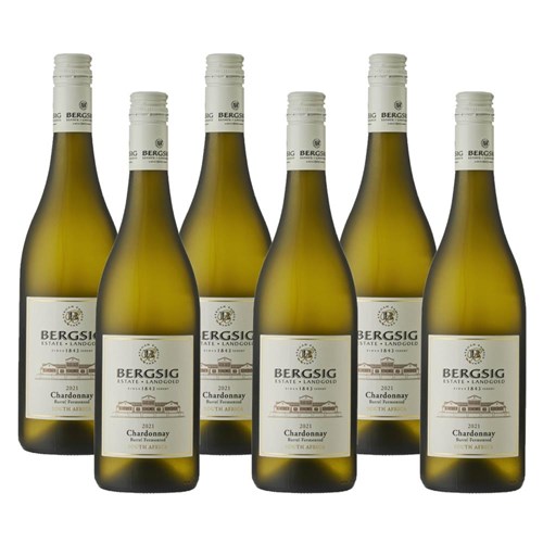 Case of 6 Bergsig Estate Chardonnay 75cl White Wine